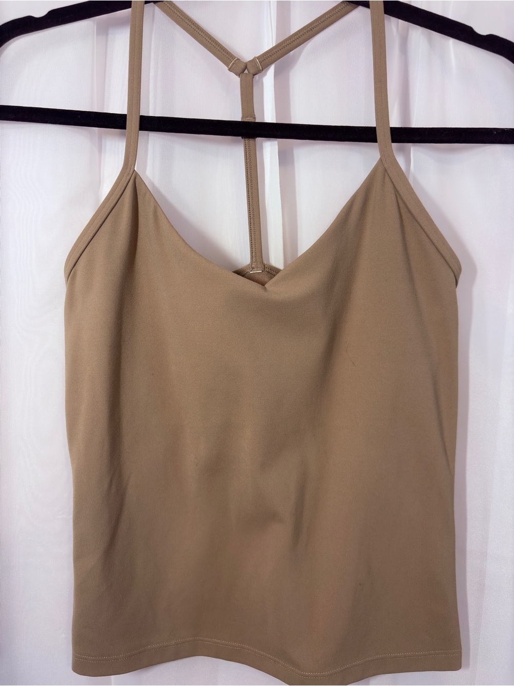 Old Navy Active Latte Brown Studio Smooth Light-Support Sports Top Cami